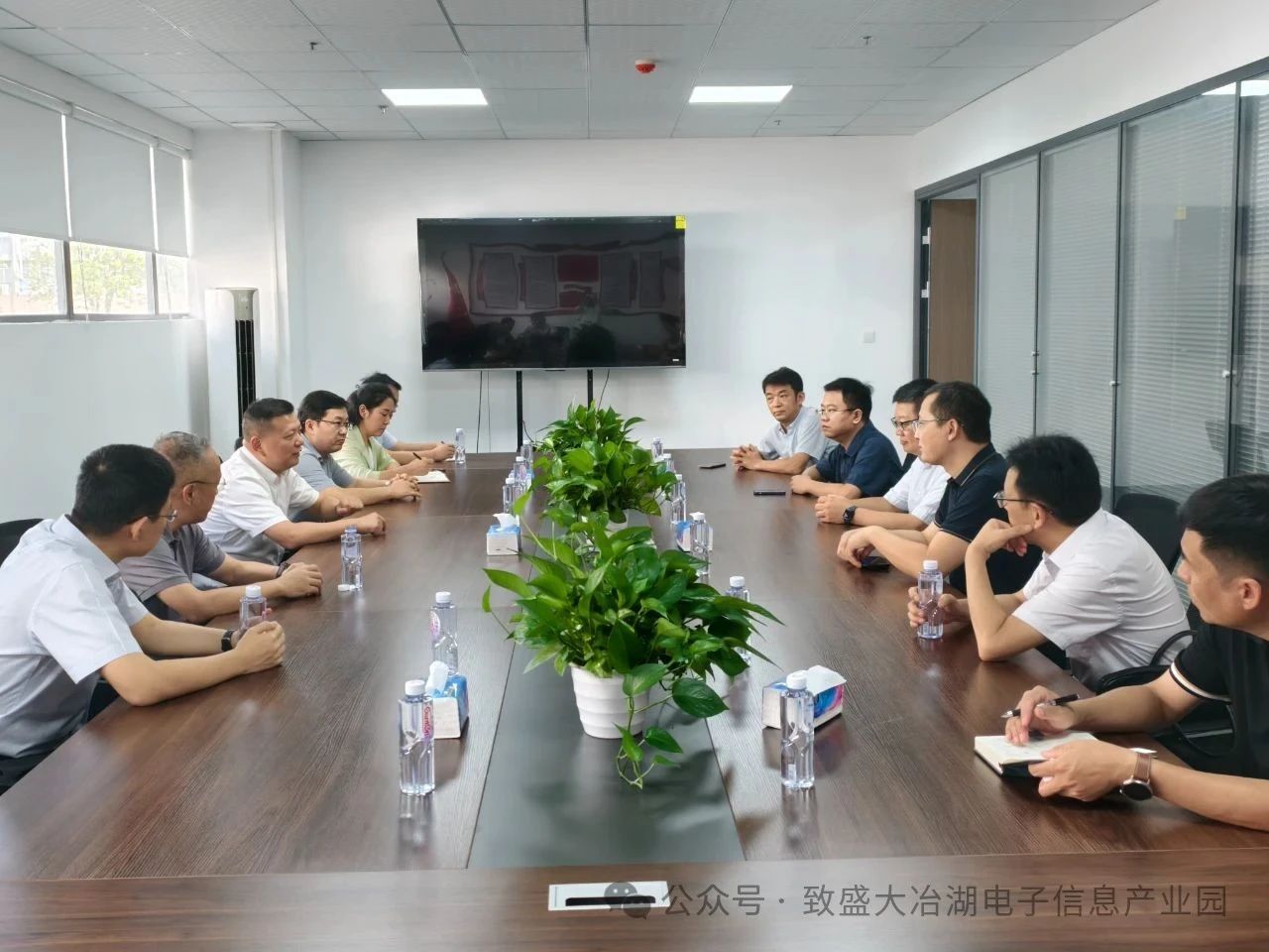 大冶市委副书记、市长潘小进莅临致盛大冶湖高新区电子信息产业园调研