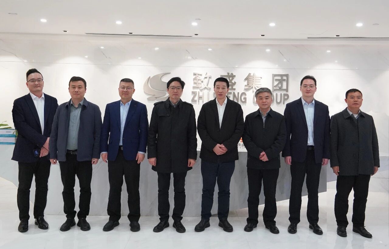 武汉市人民政府驻上海办事处党组书记、主任张健一行到访上海致盛集团